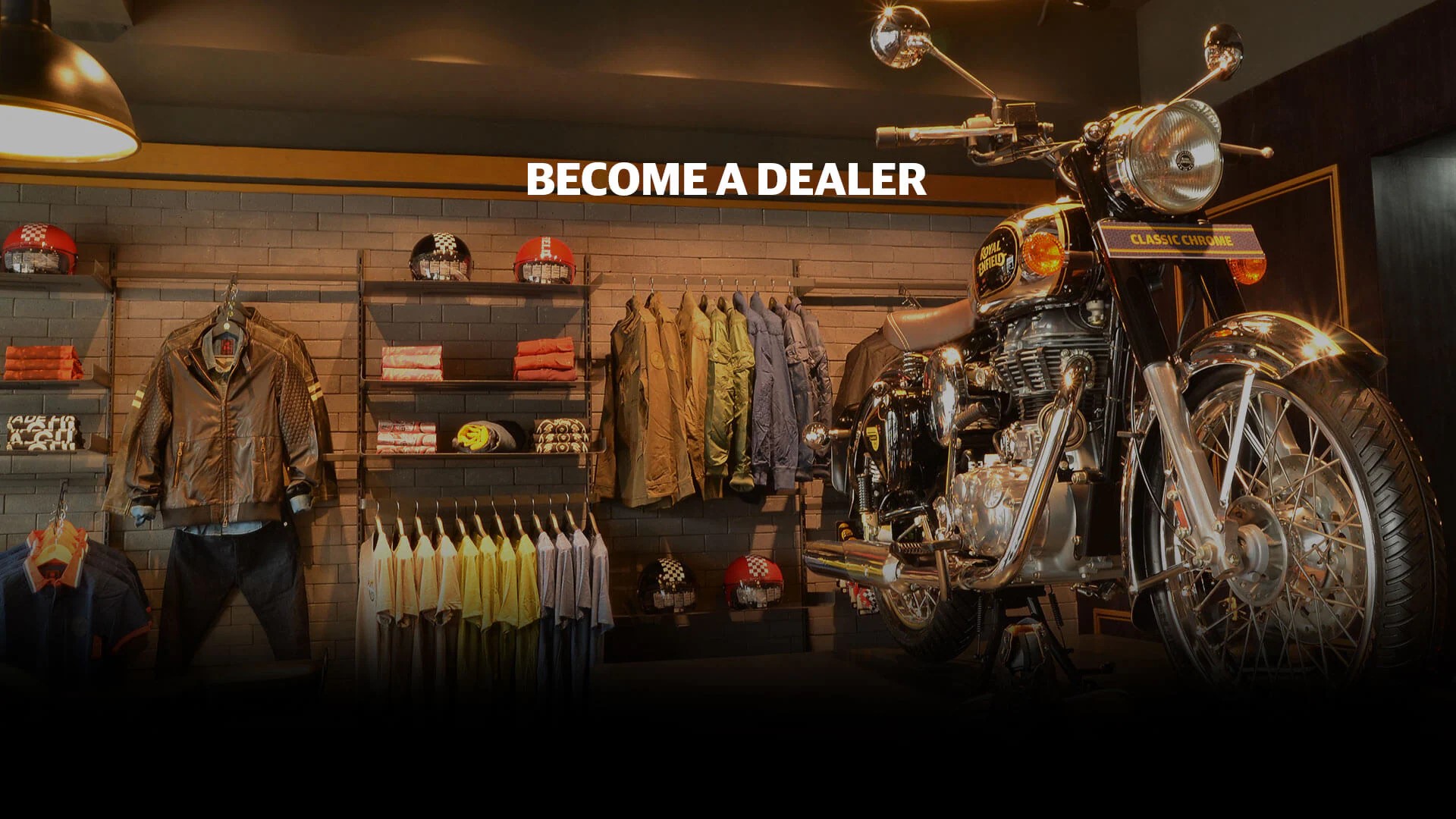 Motorcycle dealership showroom planning and facility information